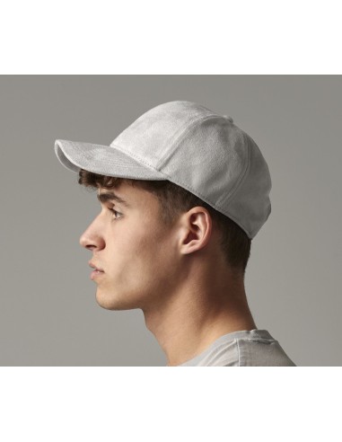 BEE-B656-Faux Suede 6 Panel Cap